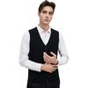 EMZ Men's Ultralight Wool Blend V-Neck Cardigan Vest