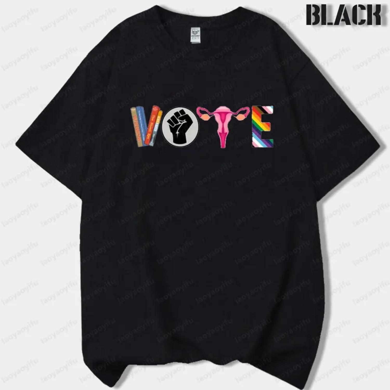 

Equal Rights Human Rights Tee Tops LGBT Shirt The Awakening of Female Power Tshirt Women Summer Crewneck Cotton Short Sleeve XXXXXL