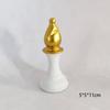 Black and White Chess Piece Resin Figurine for Creative Home Decor
