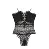 Sexy lingerie open-file tights sexy lace seduction perspective large-size uniform suit