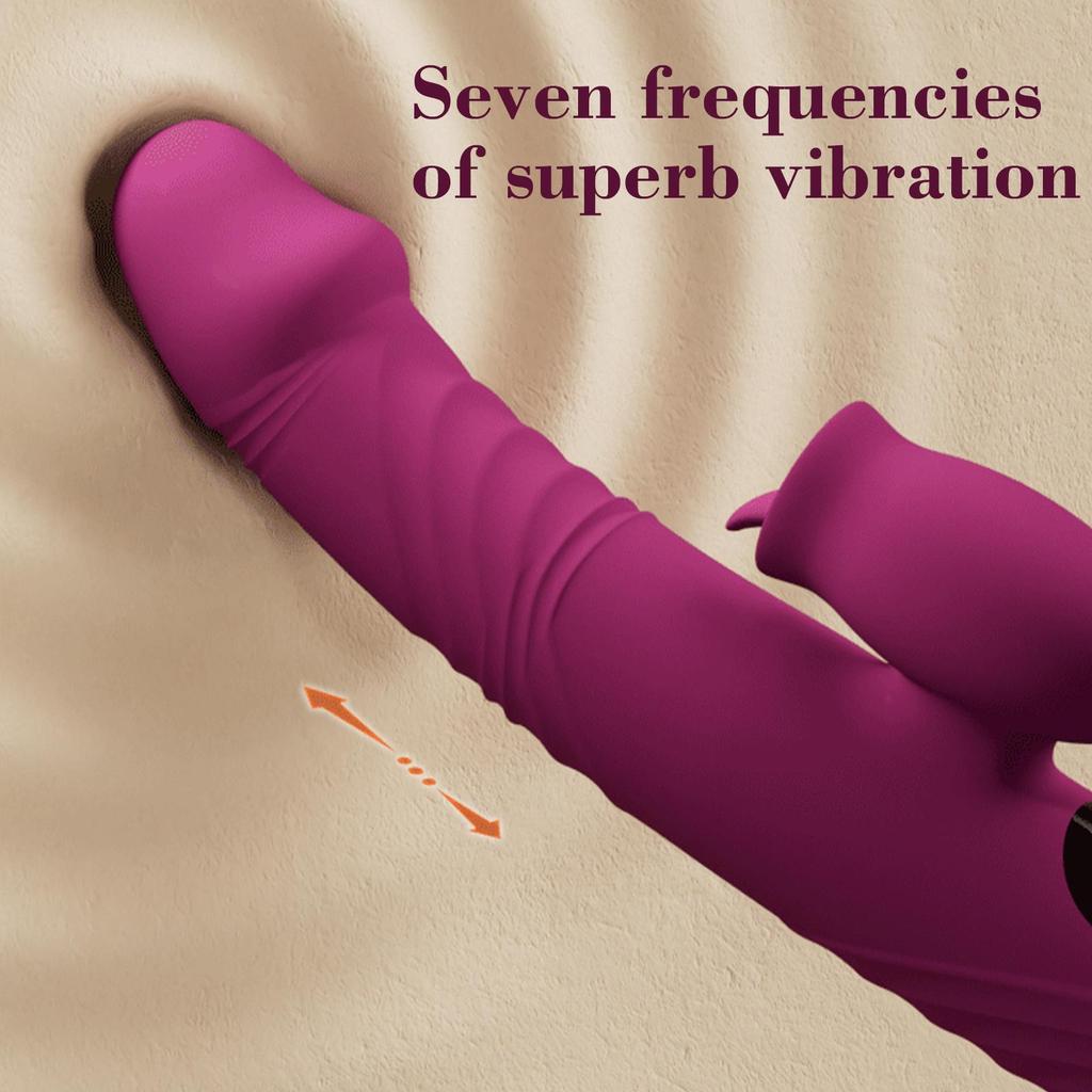2 In 1 Vibrator Female Vagina Clitoris Nipple G-Spot Stimulator Dildo Goods for Women Masturbation Massager Adult Sex Toy 18+