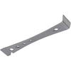 Hardened 3Cr13 Stainless Steel Pry Bar Tool Utility Heavy Duty Claw Bar Flat Pry Bar with Chisel Tips 4 Gauge Hex Hole for Woodworking Beekeeping Car