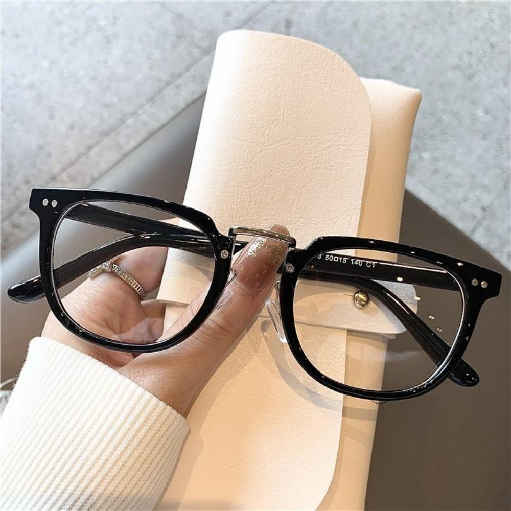 new fashion star anti-blue light glasses luxury brand designer 2022 trendy vintage metal frame rectangle Computer glasses