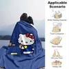 1pc. Hello Kitty Cute Cartoon Character Office Blanket Home Decor Gift for Al