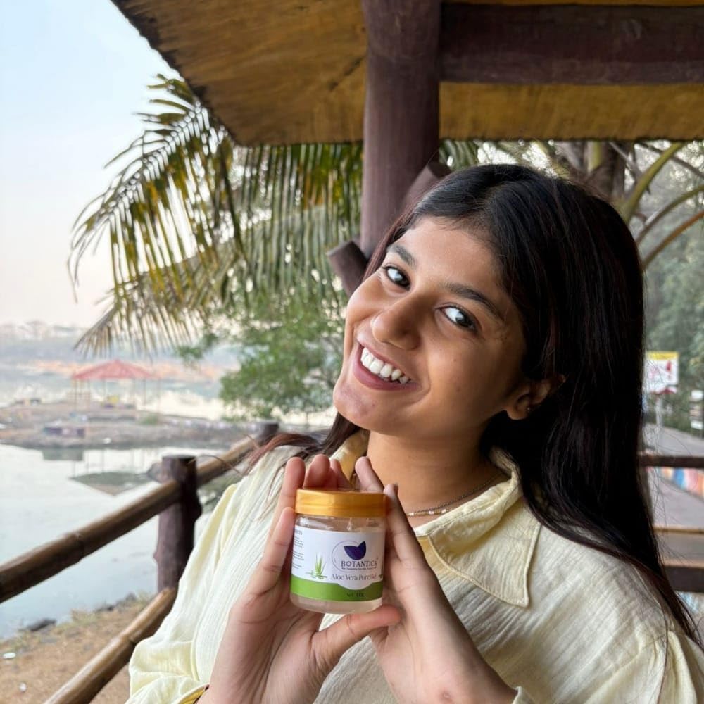 BOTANTICA Aloe Vera Pure Gel 100g - Multipurpose Soothing Gel for Face & Hair, Hydration, Healing, and Nourishment