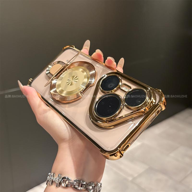 Case For Huawei Pura 80 70 Pro Plus 80 70 Ultra Ring Stand Magnetic Bracket Cover Huawei Pura 80 70 Shell Shockproof Bumper
