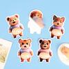 Chubby Shiba Inu 3D Stickers Cartoon Phone Case Decoration Home Decoration Sticker  for Party Favor