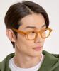 Eseubika Hector-C02 Blue Light Horn-Rimmed Glasses