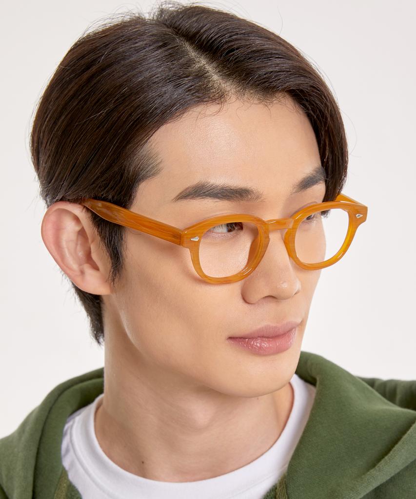 Eseubika Hector-C02 Blue Light Horn-Rimmed Glasses