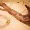 Fashion Creative Personality Gold Mirror Detachable Envelope Pendant Chain Necklace