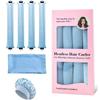 Heatless Curling Rod with Metal Hook for Easy Sleep-In Big Wave Curls