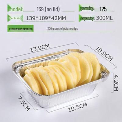 OEING Square Disposable Aluminum Foil Containers