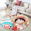 One Piece,Round Area Rug,Carpet Rug for Living Room Bedroom Sofa Playroom Decor,Non-slip Floor Mat
