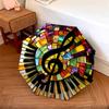 1PC Musical notes Umbrella Portable Folding Umbrella Iron Frame Hole Bone Structure Outdoor Home Umbrella A3
