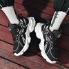 Dad Shoes Lightweight 2025 New Couple Shoes Middle School Students Breathable Mesh Surface Increased Black and White Casual Sports Style