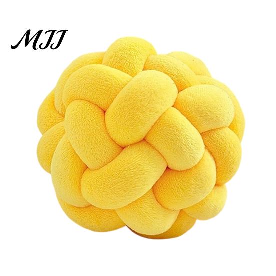 Stylish Creative Throw Pillow Knot Ball Pillow, Round Ball, Soft Knotted Cozy Support for Reading Decorative Cushion Sofa Couch, Modern Bedroom Living