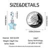 New 925 Silver Luminous Blue Star Charms Pendants For Women Fit Bracelet DIY Birthday Jewelry Gifts