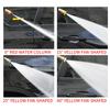 High-Pressure Car Washing Water Gun Washer Sprayer Nozzle Tip with 1/4" Inch Fitting Male Thread 0 15 25 40 Degree Water Jet