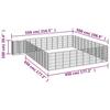 Vidaxl Kojec Dla Psa, 42 Paneli, Czarny, 50X100 Cm, Stal