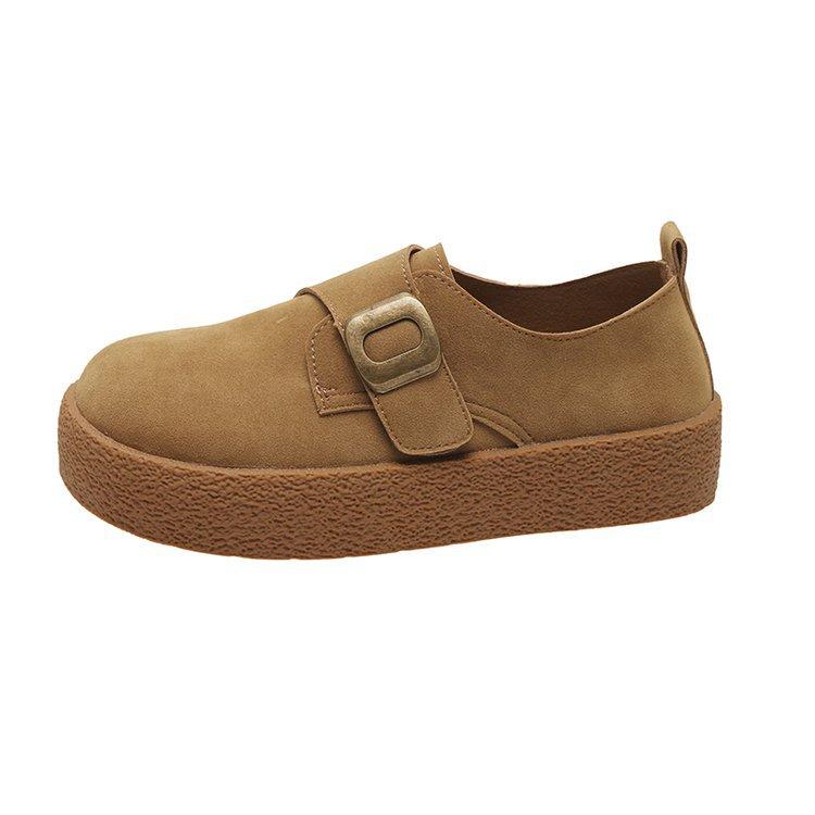 

Thick-soled heightening Boken shoes women s 2025 autumn new Maillard bread shoes fashionable versatile retro loafers 40