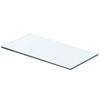 Panneaux d'étagère - MAISON EXCLUSIVE - 40 x 15 cm - Verre trempé - Transparent - Charge 15 kg