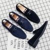 Spring Men's Foot-fitting Lazy Shoes Large Size Pointed Leather Shoes Casual Shoes Anti-velvet Men's Shoes