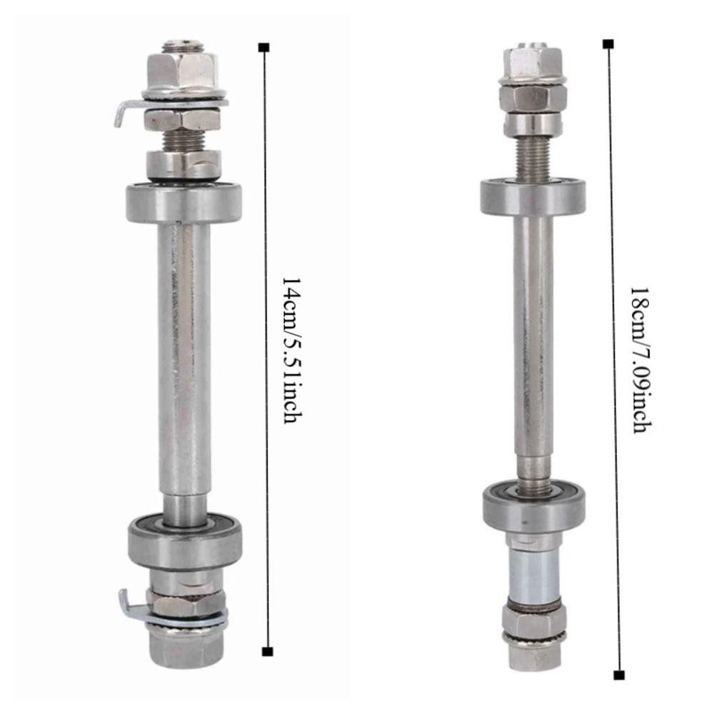 Länge 140mm 180mm Fahrradradnabenachse 6000 Lager Vordere Hinterachse Rennräder