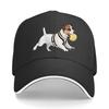 Cappello Hip Hop con Stampa Jack Russell Terrier Cappellino da Baseball Sandwich alla Moda per Sport all'Aperto