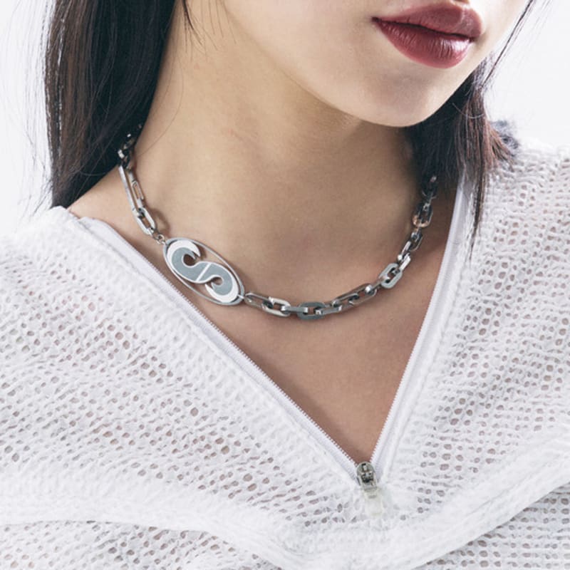 SENTIMENTS NO.418 [SILVER] NECKLACE