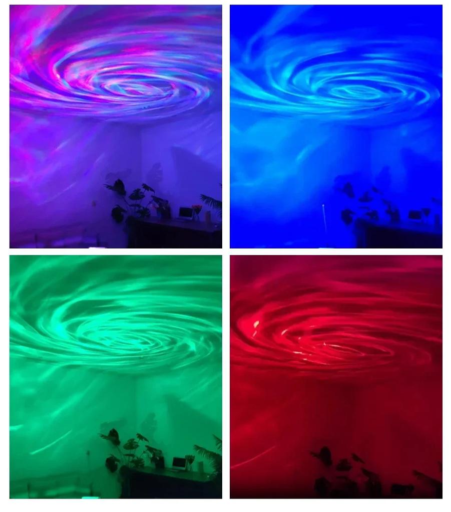 Proiector LED Stele Galaxie Cer Înstelat cu Difuzor Bluetooth Alimentat USB Lampă Aurora Boreală, Telecomandă și Rotație Automată pentru Petrecere Decor Dormitor