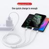 S187TPE 3-in-1 Fast Charging Cable for Apple, Huawei, Type-C, and Android Phones