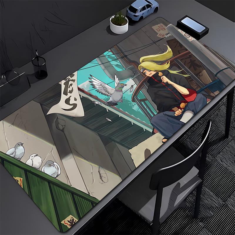 Office Mouse Pad Naruto Akatsuki PC Desk Mat Gamer  Computer Carpet Keyboard Table Gaming Accessories Rubber Xxl Mousepad