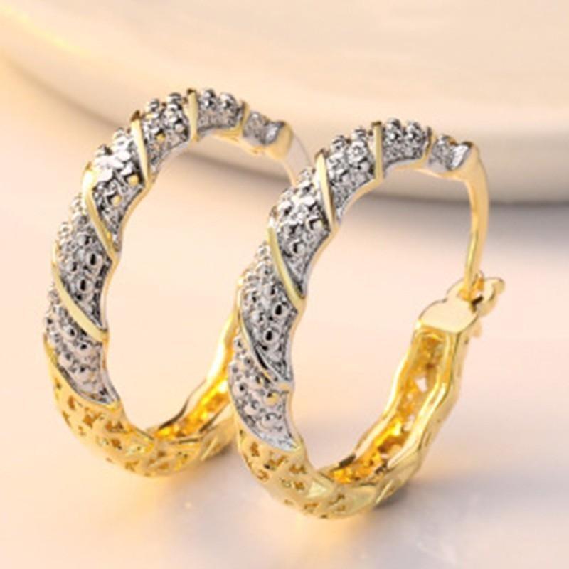 Exaggerated Personality Large Circle Earrings Popular Banquet Earrings Earrings