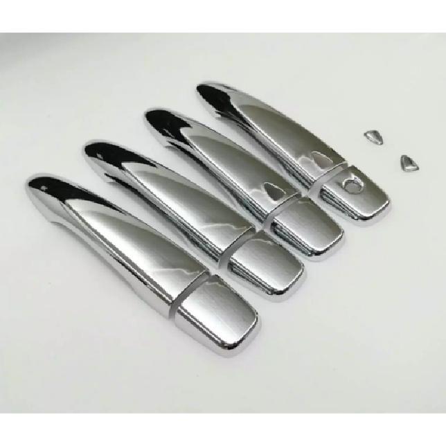 10X ABS Chrome Car Door Handle Cover Trim For NISSAN KICKS 2017-