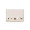 Portable Vintage Style Trifold Wallet Ultra Thin PU Leather Star Rivet Wallet Large Capacity Compact Size Cash Wallet Women