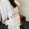 Pu Leather Small Crossbody Bag With Zipper Closure For Daily Use