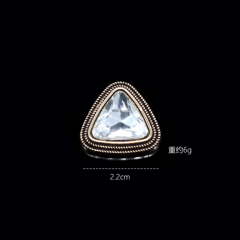 Xiaoxiangfeng Retro Old Series Alloy Jewelry Pearl Diamond Hole Shoes Diy Flat Bottom Buckle Mobile Phone Case Accessories