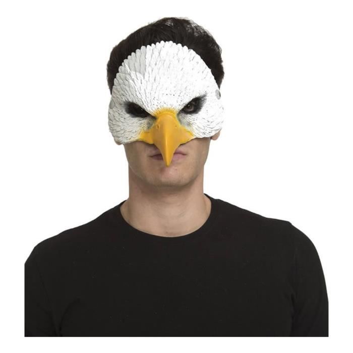 Demi-masque de mousse Eagle - DisfraZZes - Taille unique - Multicolore