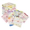 Tramparan Petit Gift Gauze Towel Hand Towel Print Pattern "A Small Token of Appreciation" Individually Wrapped 15-Piece Set Made In Japan Perfect for