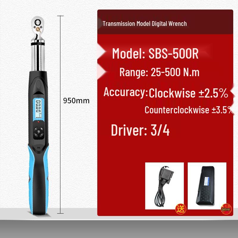 HEMUELE Digital Torque Wrench with Adjustable Torque and Screw Force Test