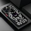 P-Pokemon Gengar Graffiti Case For iPhone 17 Air 15 16E 16 14 13 12 11 Pro Max XR 7 8 Plus SE 2020 Shockproof Matte Hard Cover