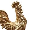 Chicken Figurine Cock Sculpture Desk Ornament Feng Shui Decor Rooster Statue for Anniversaries Party Hotel Housewarming