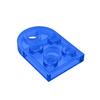 50PCS 3176 Plate Modified 2 x 3 with Hole Bricks Toys For Technical MOC Buildings Blocks Compatible High-Tech Gift