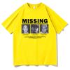 Suspense Horror Movie The Blair Witch Project Missing Mugshot Tshirt Men Women Fashion Vintage Tshirt Male Pure Cotton T Shirts