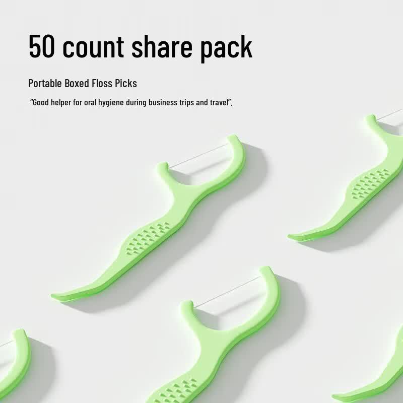 Dr. Tooth Refreshing Mint Dental Floss Picks