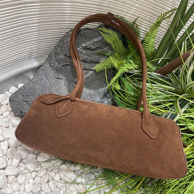 Hochwertige Bowling-Handtasche aus echtem Leder, Nischen-Design, Großes Fassungsvermögen, Modische Tote-Schultertasche