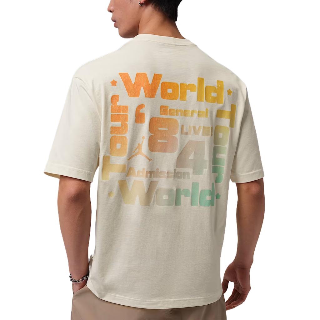 Jordan Brooklyn Short Sleeve Pullover Letter T-Shirt Men Tops IF3156110
