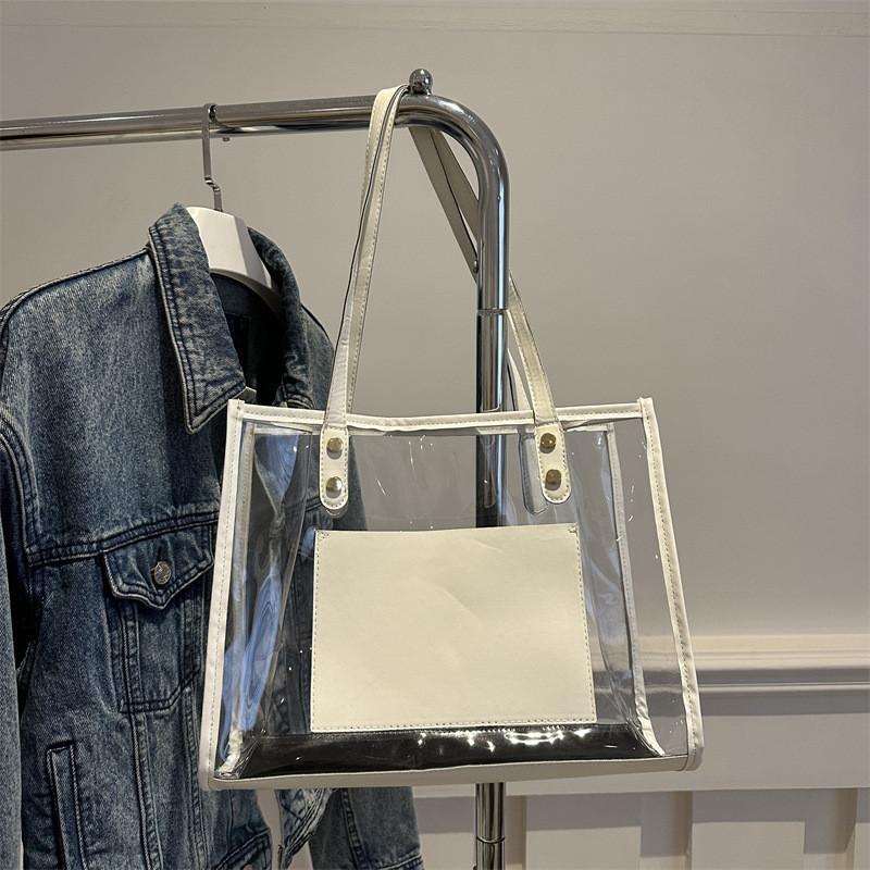 Stylish Trendy Women's Tote Bag 2024 New Fashion Simple Shoulder Bag Medium Size