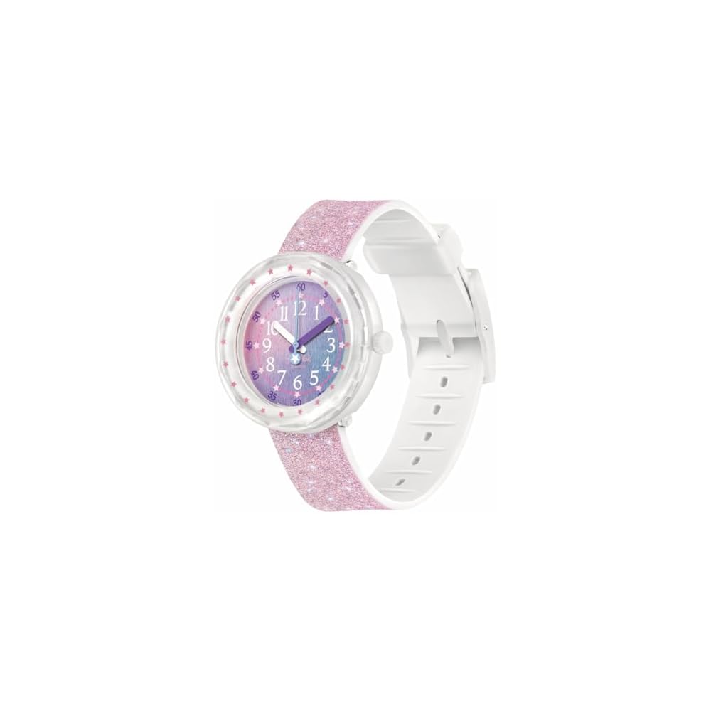 Flick Flack Kids Watch Pearlaxus ZFCSP107 Waterproof Design Adjustable Strap