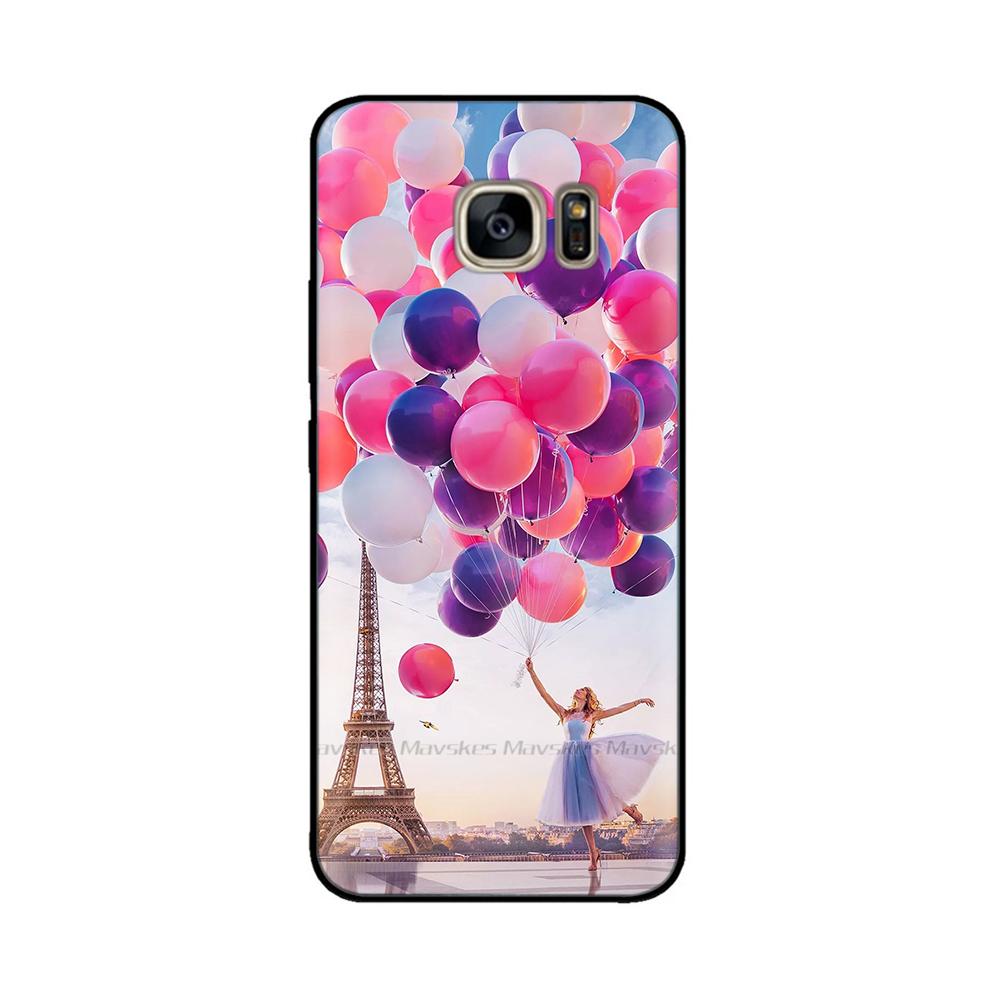 Black Silicone Case For Samsung Galaxy S6 Edge Case Soft TPU Cover For Samsung Galaxy S6 S 6 Edge Case Cover Bumper Coque Para